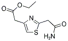 ETHYL [2-(2-AMINO-2-OXOETHYL)-1,3-THIAZOL-4-YL]ACETATE Struktur