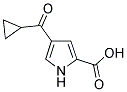 4-CYCLOPROPANECARBONYL-1H-PYRROLE-2-CARBOXYLIC ACID Struktur