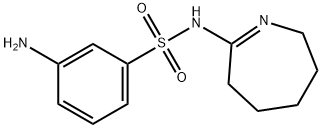 3-AMINO-N-AZEPAN-2-YLIDENE-BENZENESULFONAMIDE Struktur