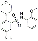 5-AMINO-N-(2-METHOXY-PHENYL)-2-MORPHOLIN-4-YL-BENZENESULFONAMIDE Struktur