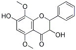 3,7-DIHYDROXY-5,8-DIMETHOXY-2-PHENYL-CHROMAN-4-ONE Struktur