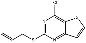 2-(ALLYLSULFANYL)-4-CHLOROTHIENO[3,2-D]PYRIMIDINE Struktur