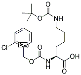 N-ALPHA-2-CHLORO-CARBOBENZOXY,N-EPSILON-T-BUTOXYCARBONYL-L-LYSINE Struktur