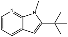 2-(TERT-BUTYL)-1-METHYL-1H-PYRROLO[2,3-B]PYRIDINE Struktur