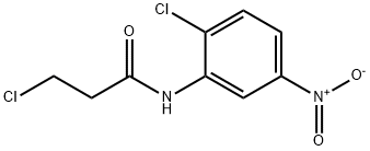 N-(2-CHLORO-5-NITROPHENYL)-3-CHLOROPROPANAMIDE Struktur