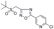 5-(3-[(TERT-BUTYLSULFONYL)METHYL]-1,2,4-OXADIAZOL-5-YL)-2-CHLOROPYRIDINE Struktur