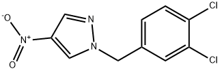 1-(3,4-DICHLORO-BENZYL)-4-NITRO-1H-PYRAZOLE Struktur