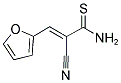 (E)-2-CYANO-3-(2-FURYL)-2-PROPENETHIOAMIDE Struktur