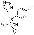 4-CYPROCONAZOLE, [METHYL-14C]- Struktur