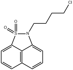 2-(4-CHLOROBUTYL)-1LAMBDA6-NAPHTHO[1,8-CD]ISOTHIAZOLE-1,1(2H)-DIONE Structure