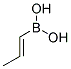 TRANS-PROPENYLBORONIC ACID Struktur