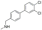 ([4-(3,4-DICHLOROPHENYL)PHENYL]METHYL)METHYLAMINE Struktur