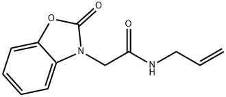 N-ALLYL-2-[2-OXO-1,3-BENZOXAZOL-3(2H)-YL]ACETAMIDE Struktur