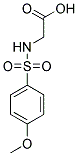 (4-METHOXY-BENZENESULFONYLAMINO)-ACETIC ACID Struktur