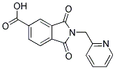 1,3-DIOXO-2-PYRIDIN-2-YLMETHYL-2,3-DIHYDRO-1H-ISOINDOLE-5-CARBOXYLIC ACID Struktur