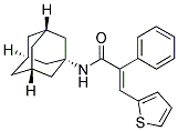 (E)-N-(1-ADAMANTYL)-2-PHENYL-3-(2-THIENYL)-2-PROPENAMIDE Struktur