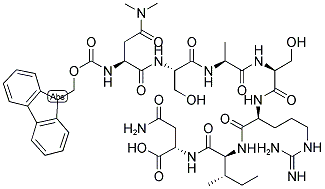 FMOC-ASN(ME)2-SASRIN(TM)-RESIN Struktur