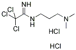 2,2,2-TRICHLORO-N-[3-(DIMETHYLAMINO)PROPYL]ETHANIMIDAMIDE DIHYDROCHLORIDE Struktur