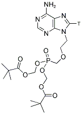 BIS POM PMEA, [ADENINE-8-3H]- Struktur