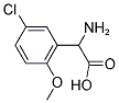 AMINO(5-CHLORO-2-METHOXYPHENYL)ACETIC ACID Struktur