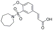 (2E)-3-[3-(AZEPAN-1-YLSULFONYL)-4-METHOXYPHENYL]ACRYLIC ACID Struktur