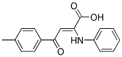 (2Z)-2-ANILINO-4-(4-METHYLPHENYL)-4-OXOBUT-2-ENOIC ACID Struktur