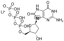 8-OXO-2'-DEOXYGUANOSINE-5'-TRIPHOSPHATE LITHIUM SALT Struktur