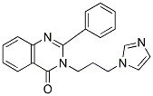 3-[3-(1H-IMIDAZOL-1-YL)PROPYL]-2-PHENYLQUINAZOLIN-4(3H)-ONE Struktur