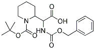 N-A-CBZ-(2-N-BOC-PIPERIDINYL) GLYCINE Struktur