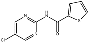 N-(5-CHLORO-2-PYRIMIDINYL)-2-THIOPHENECARBOXAMIDE Struktur