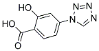 2-HYDROXY-4-(1H-TETRAAZOL-1-YL)BENZOIC ACID Struktur