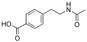 4-[2-(ACETYLAMINO)ETHYL]BENZOIC ACID Struktur