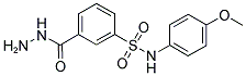 3-HYDRAZINOCARBONYL-N-(4-METHOXY-PHENYL)-BENZENESULFONAMIDE Struktur