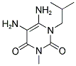 4,5-DIAMINO-3-ISOBUTYL-1-METHYLPYRIMIDINE-2,6-DIONE Struktur