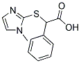 [(1-METHYL-1H-IMIDAZOL-2-YL)SULFANYL](PHENYL)ACETIC ACID Struktur