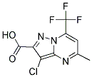 3-CHLORO-5-METHYL-7-TRIFLUOROMETHYL-PYRAZOLO[1,5-A]PYRIMIDINE-2-CARBOXYLIC ACID Struktur