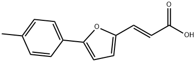 3-(5-P-TOLYL-FURAN-2-YL)-ACRYLIC ACID Struktur