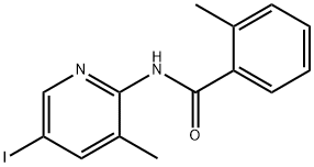 N-(5-IODO-3-METHYL-2-PYRIDINYL)-2-METHYLBENZENECARBOXAMIDE Struktur