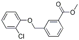 3-(2-CHLORO-PHENOXYMETHYL)-BENZOIC ACID METHYL ESTER Struktur