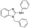 1-BENZYL-N-PHENYL-1H-BENZIMIDAZOL-2-AMINE Struktur