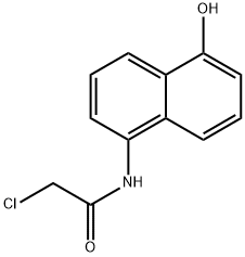 2-CHLORO-N-(5'-HYDROXYNAPHTHALEN-1'-YL)-ACETAMIDE Struktur