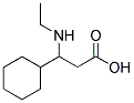 3-CYCLOHEXYL-3-ETHYLAMINO-PROPIONIC ACID Struktur