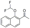 1-(1-DIFLUOROMETHOXY-NAPHTHALEN-2-YL)-ETHANONE Struktur