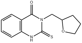2-MERCAPTO-3-(TETRAHYDROFURAN-2-YLMETHYL)QUINAZOLIN-4(3H)-ONE Struktur
