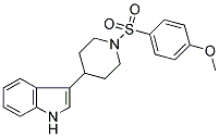 3-[1-((4-METHOXYPHENYL)SULPHONYL)PIPERIDIN-4-YL]-1H-INDOLE Struktur