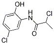 2-CHLORO-N-(5-CHLORO-2-HYDROXYPHENYL)PROPANAMIDE Struktur