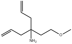 1-ALLYL-1-(2-METHOXYETHYL)BUT-3-ENYLAMINE Struktur