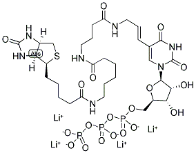 BIOTIN-16-URIDINE-5'-TRIPHOSPHATE TETRALITHIUM SALT Struktur