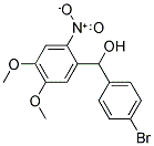 (4-BROMO-PHENYL)-(4,5-DIMETHOXY-2-NITRO-PHENYL)-METHANOL Struktur