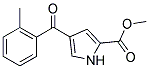 4-(2-METHYL-BENZOYL)-1H-PYRROLE-2-CARBOXYLIC ACID METHYL ESTER Struktur